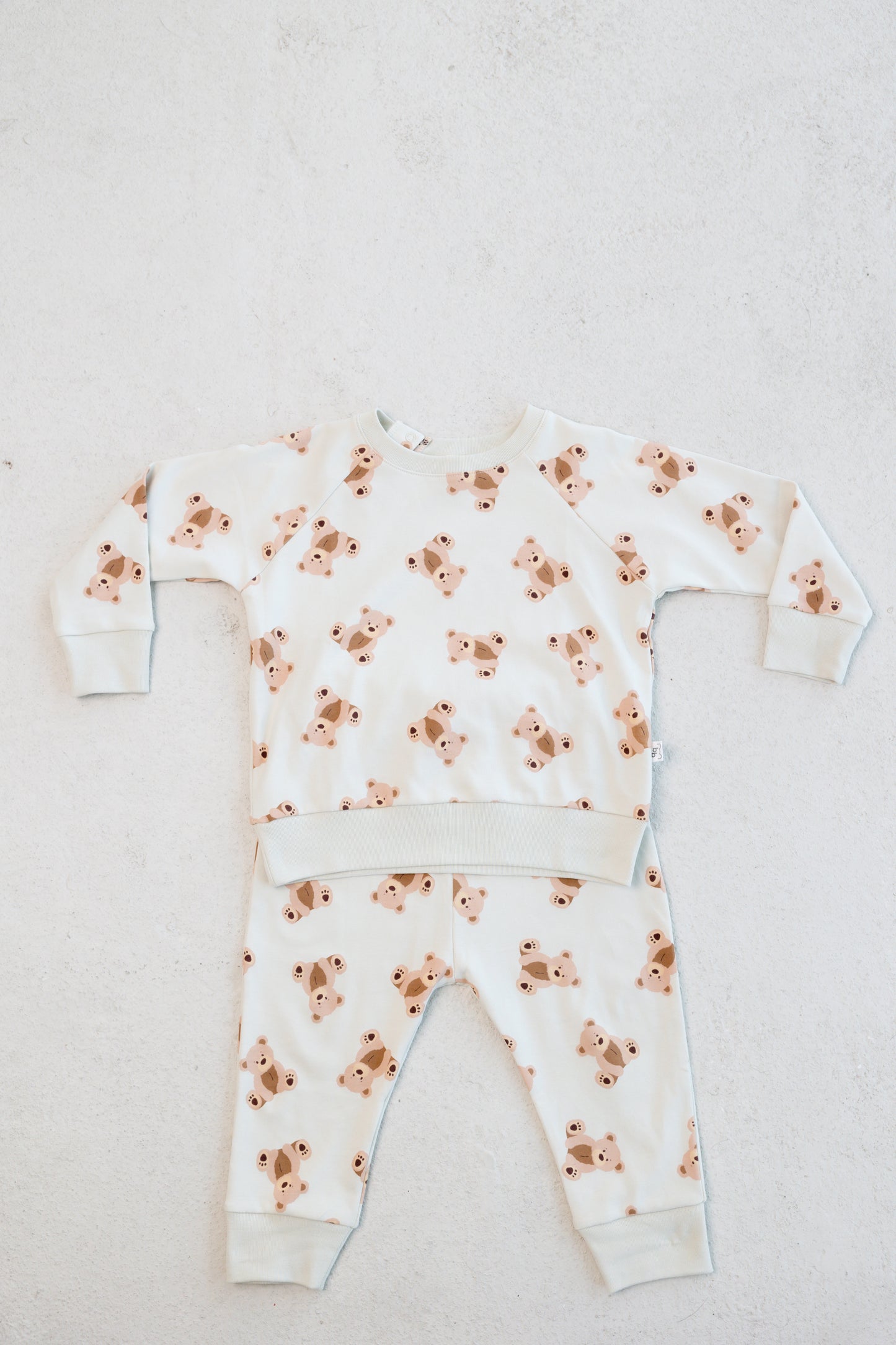 all over teddy bear jogger set
