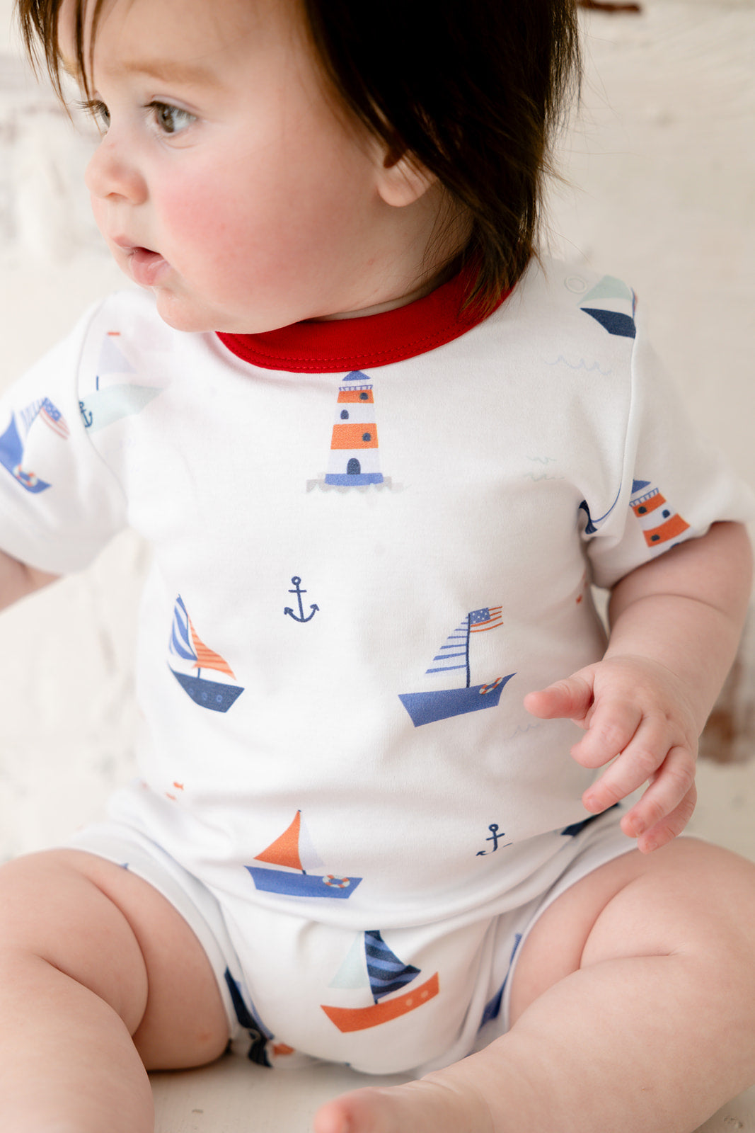 sail away baby romper