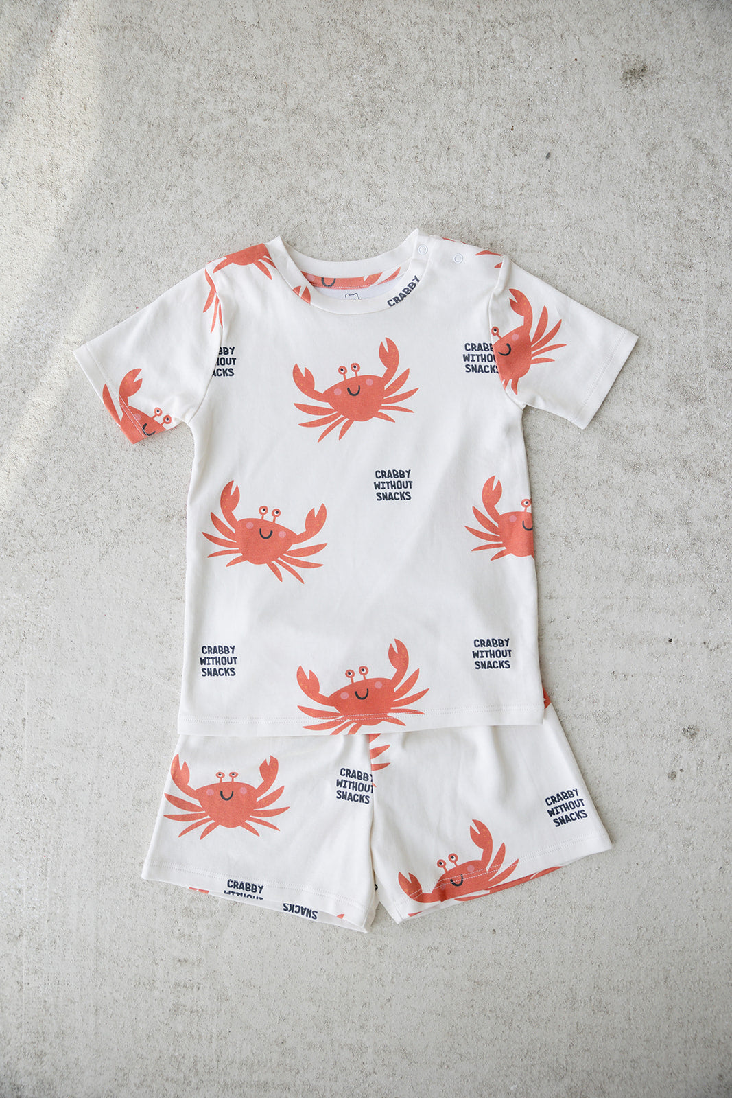 crabby short set