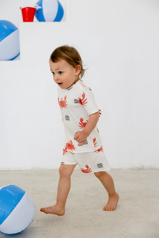 crabby short set