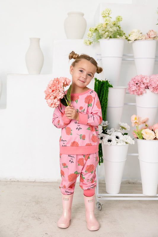 rose jogger set