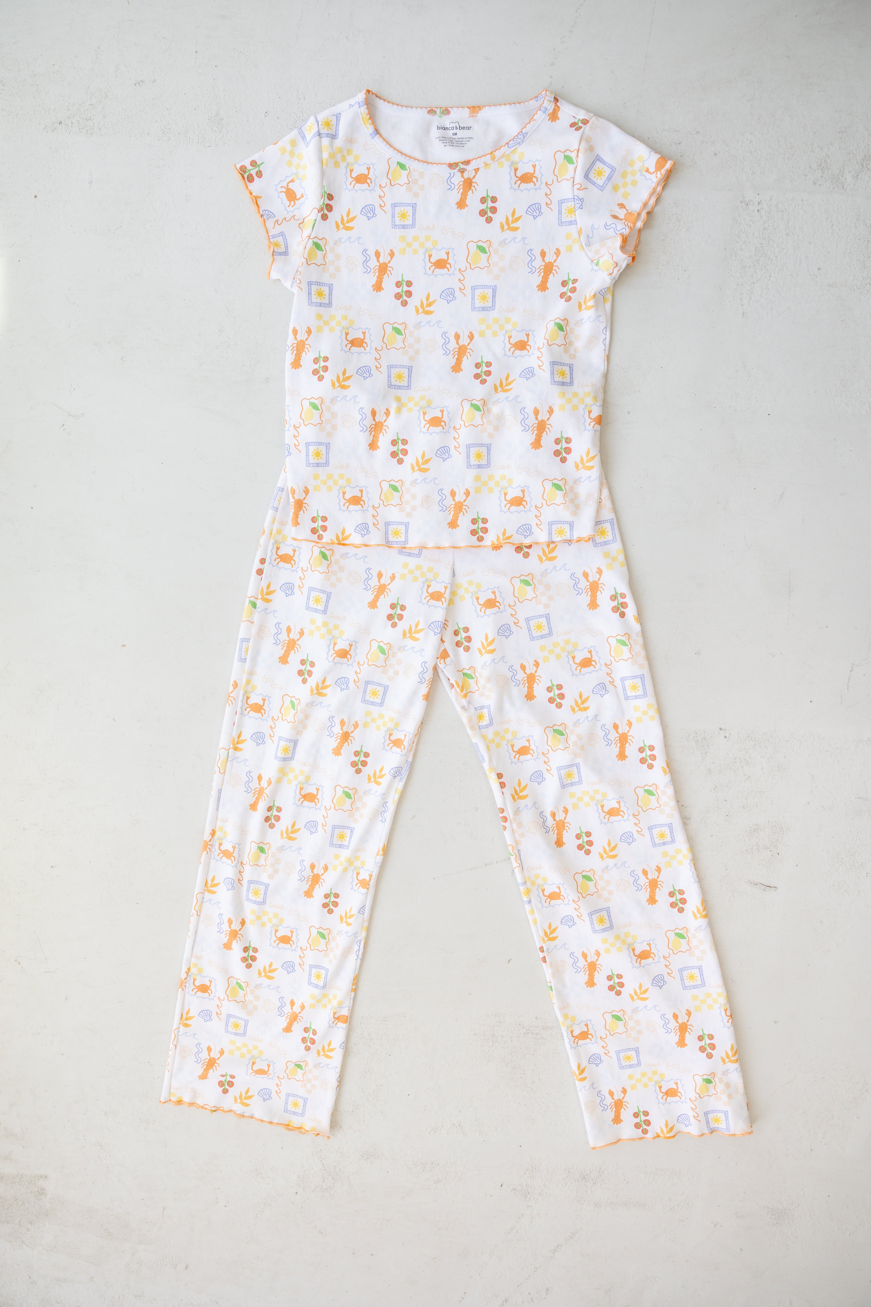 amalfi womens pj set