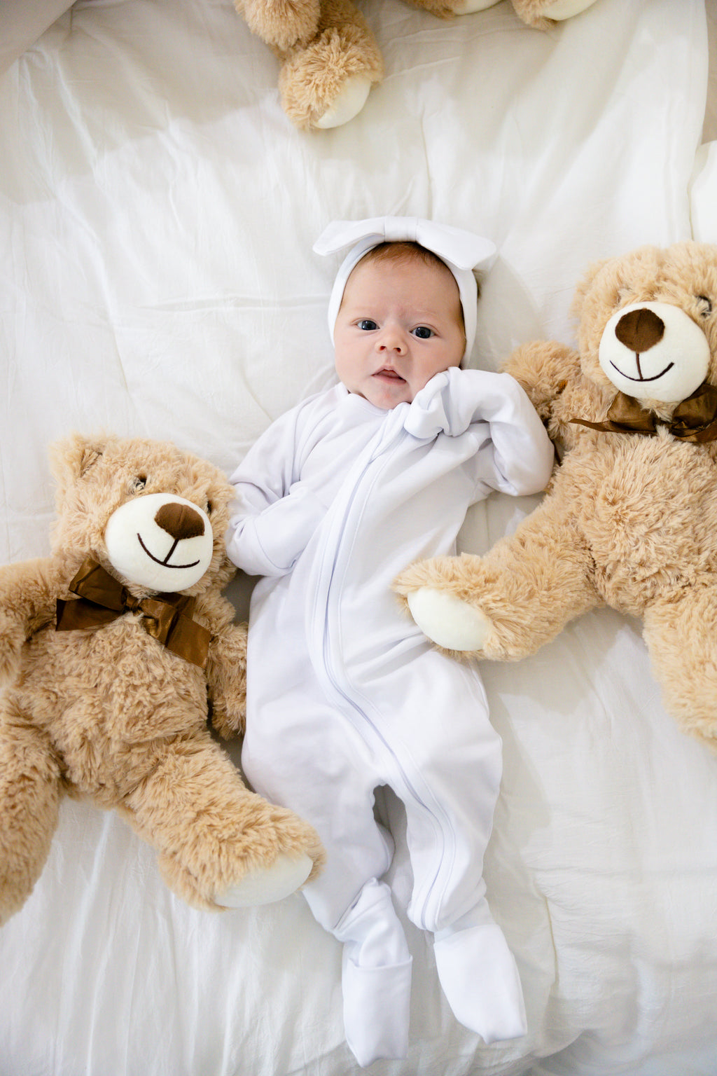 White Pima Cotton Sleeper