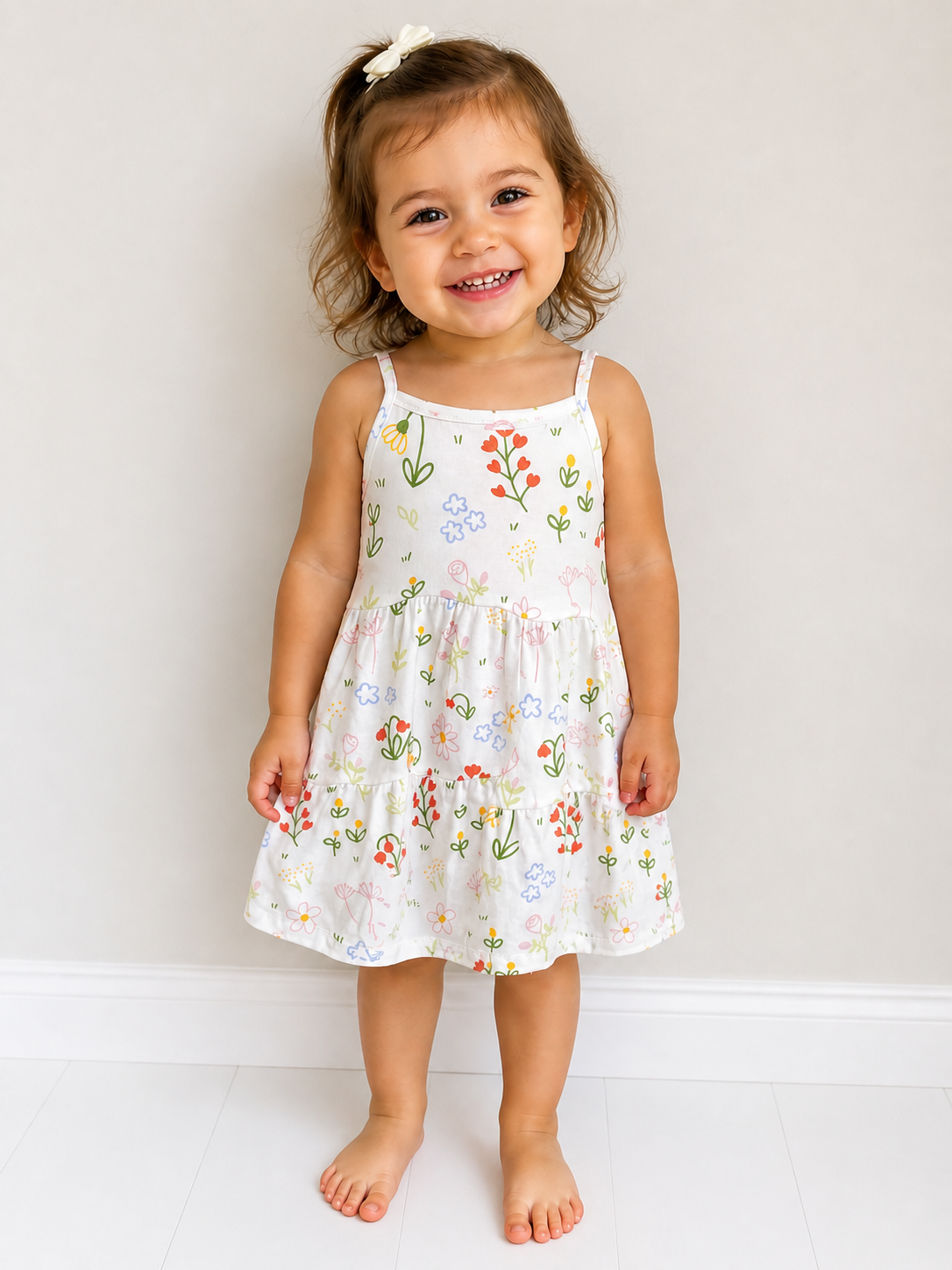 floral tank dress