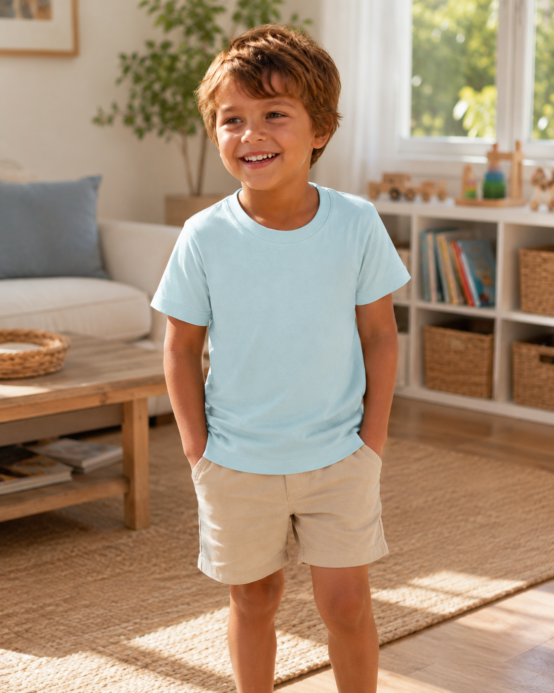 aqua shirt