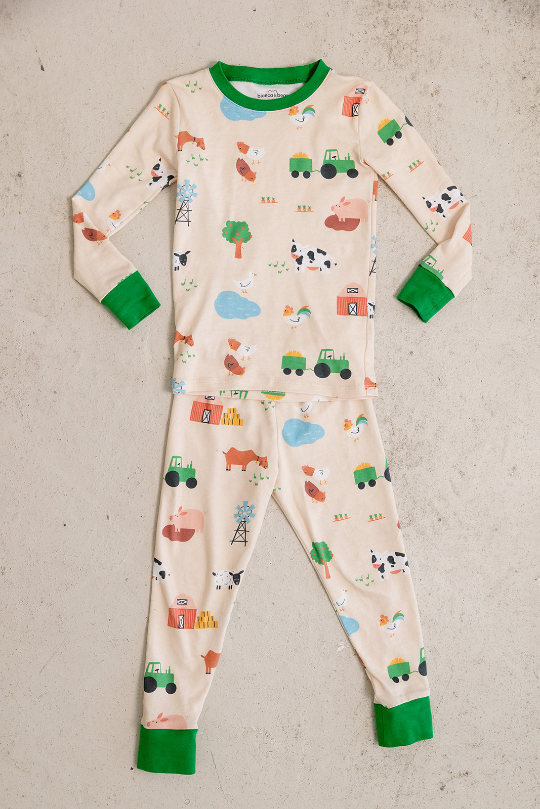 farm long sleeve pajama set