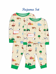 farm long sleeve pajama set