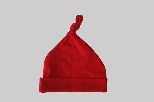 red knotted hat