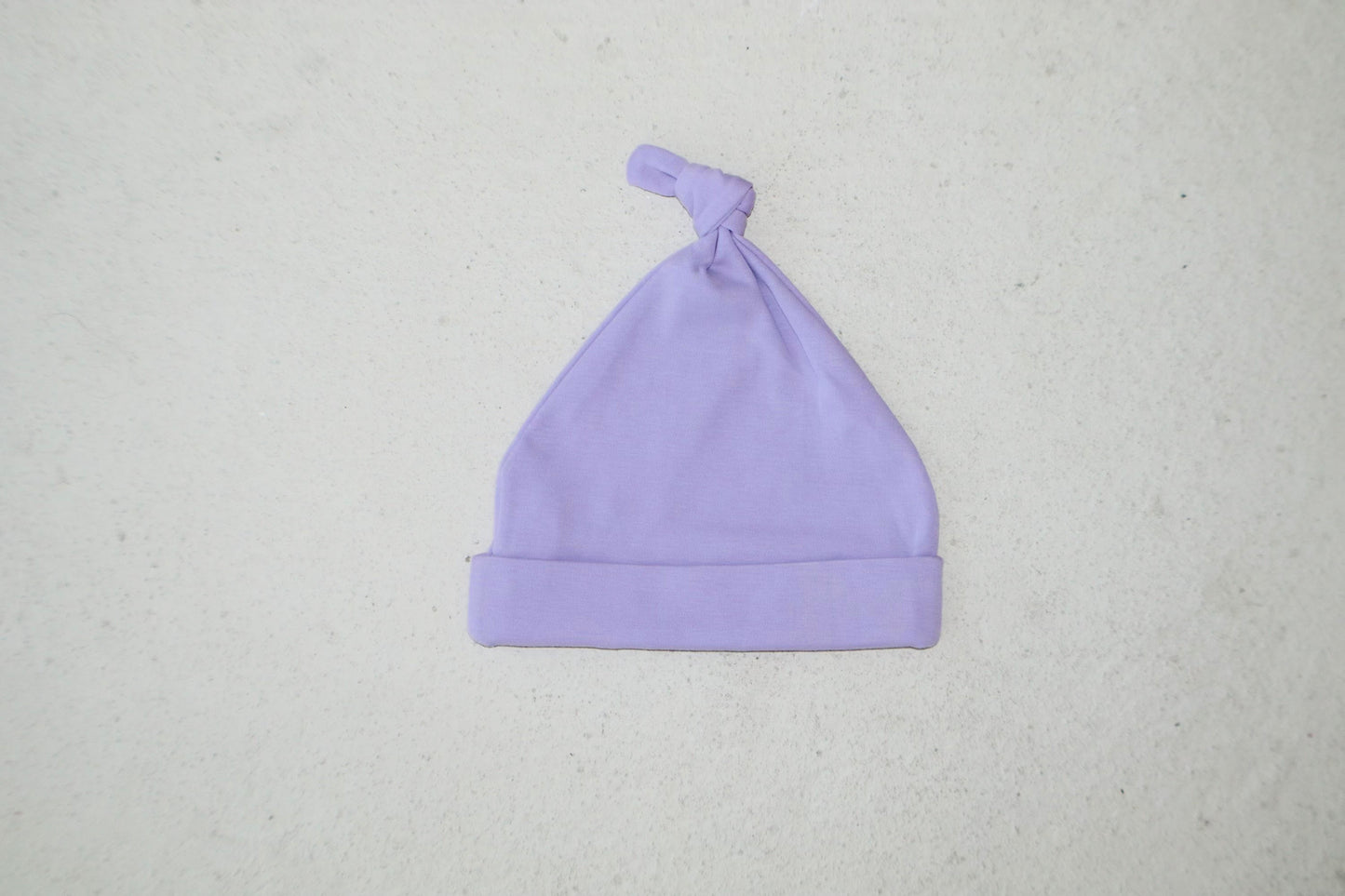 lavender knotted hat